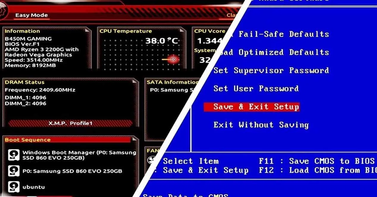 Ventajas de UEFI sobre BIOS